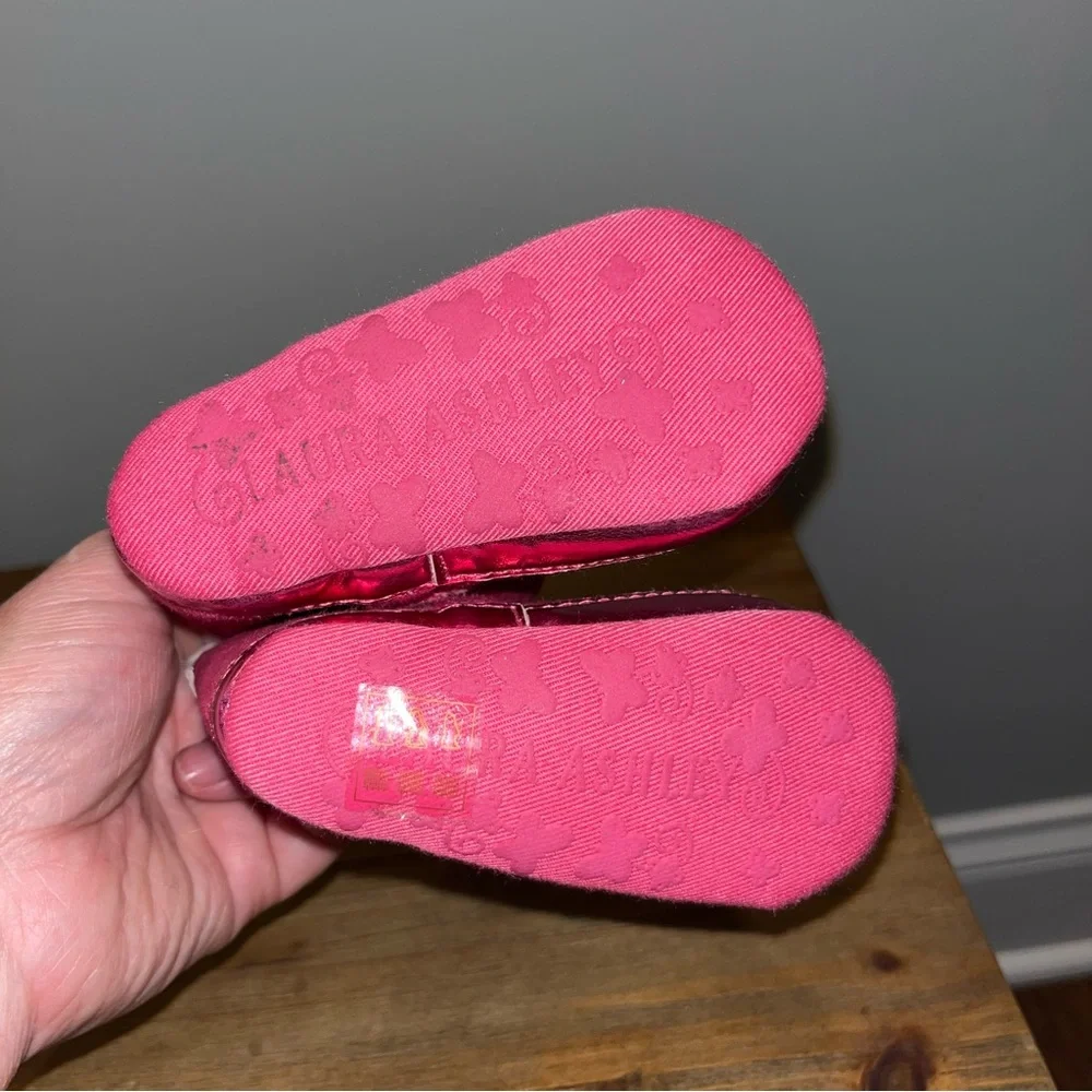 Laura Ashley Pink Glitter Boots